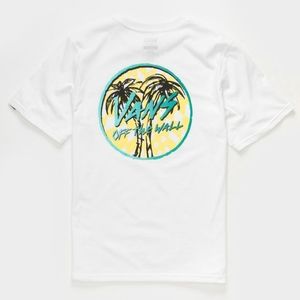VANS Men's Sketched Palms Back Print White Size XL NWOT